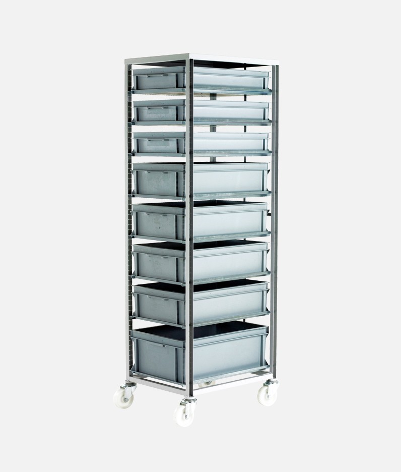 adjustable tray rack system