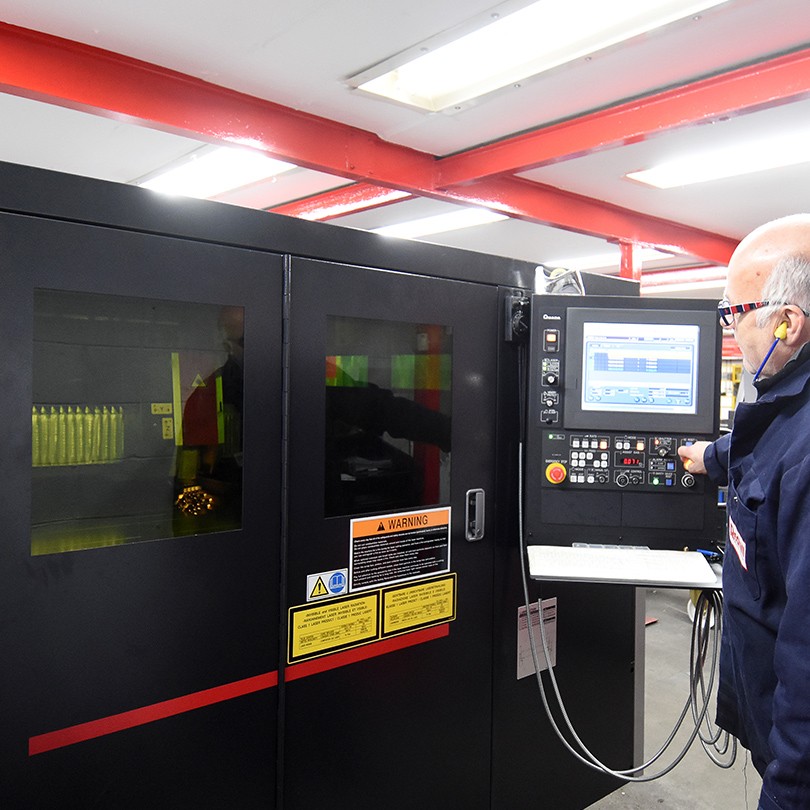 Operating a laser cutter