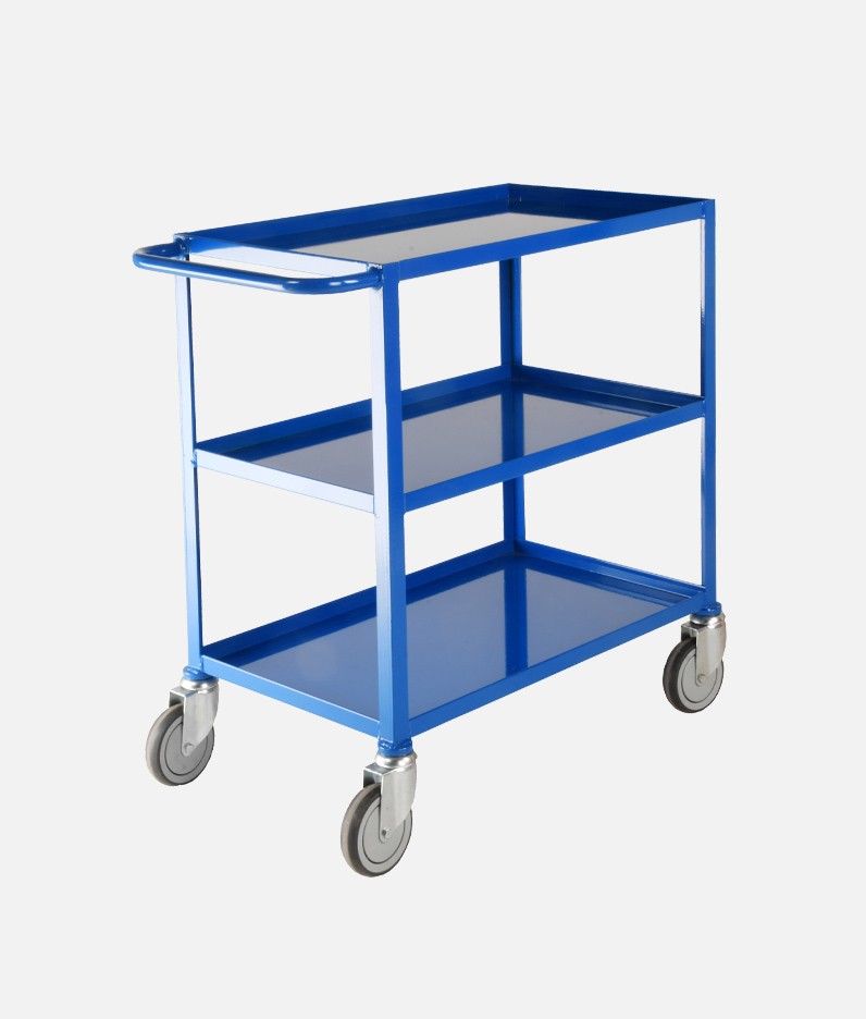 a cheap tray trolley with three tiers