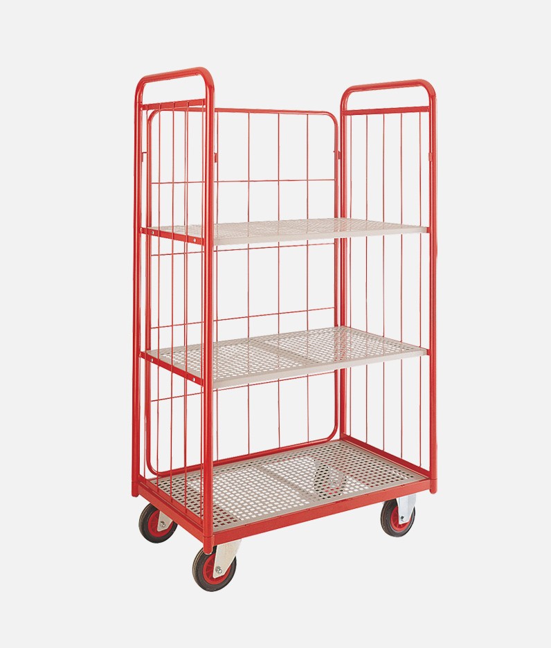 mesh 3 tier shelf truck