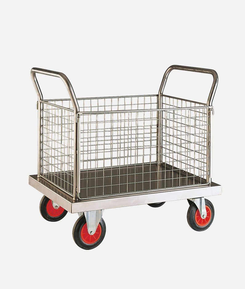 Stainless steel trolley