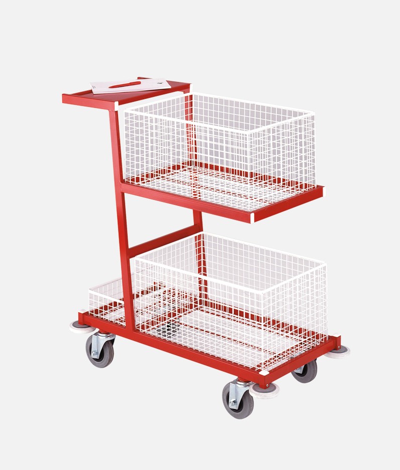 A service basket trolley