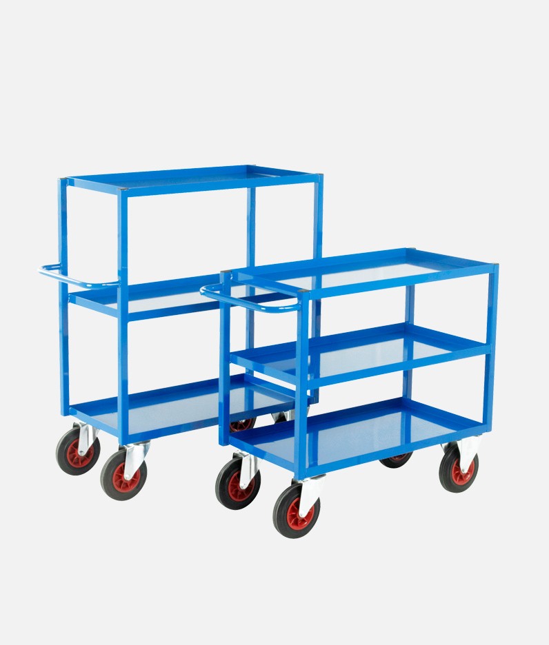 2 tray trolleys