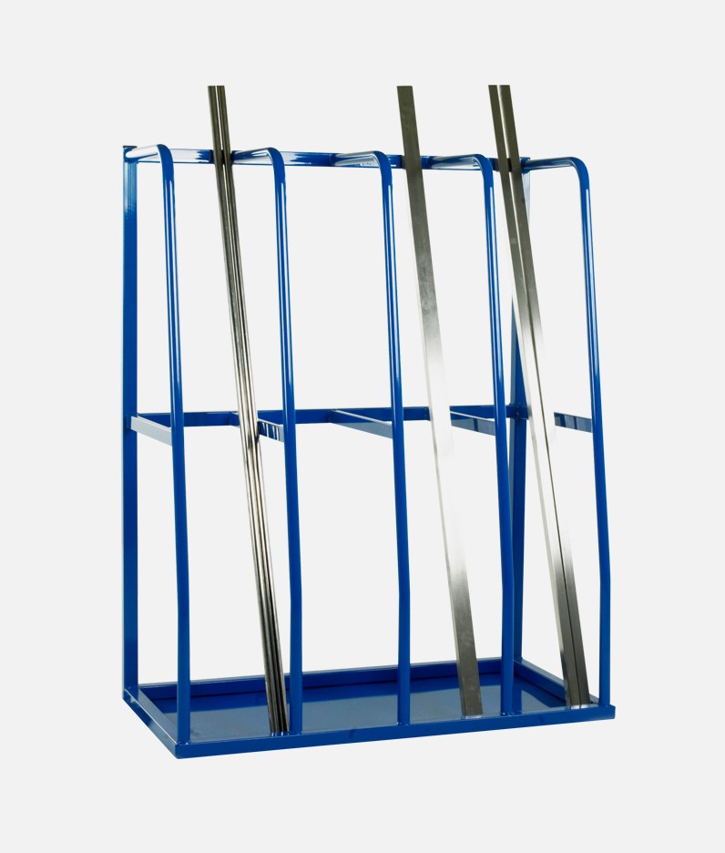 bars held in a rack