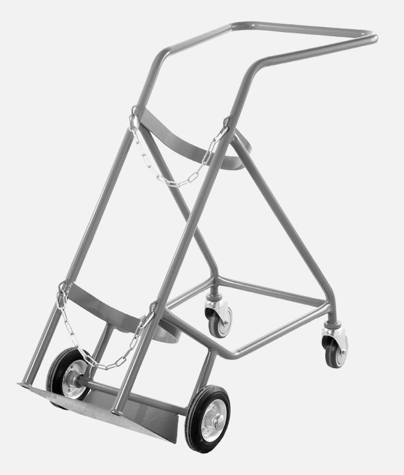 a cylinder trolley for oxygen cylinders