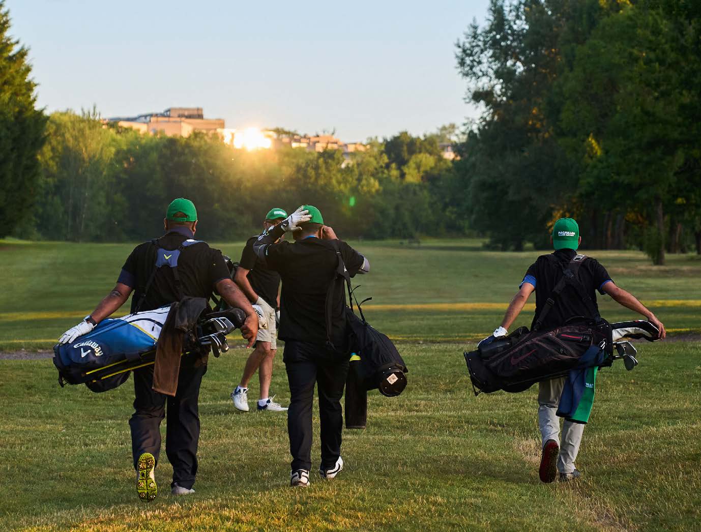 Alt - 72 holes. Four rounds. One amazing cause. MD and Sales Director Supporting Macmillan.